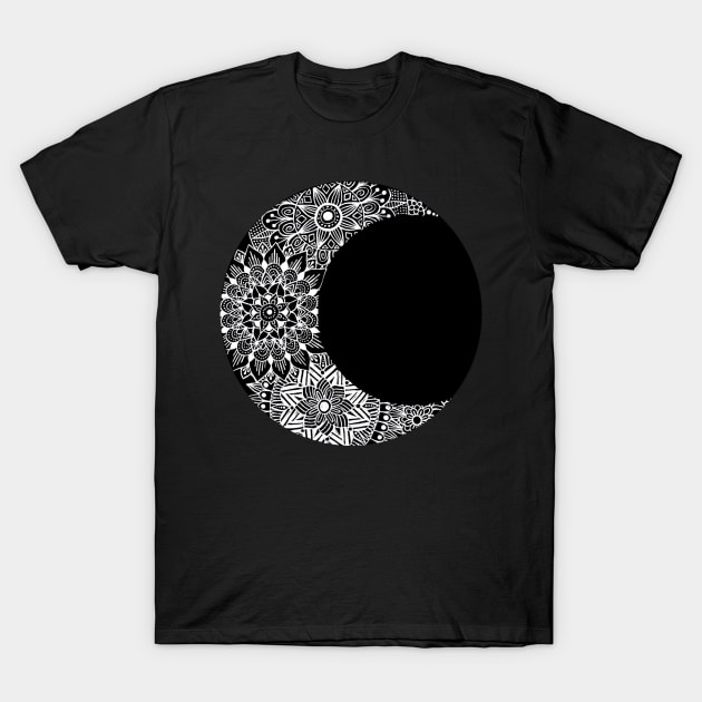 Moon Mandala T-Shirt by calenbundalas